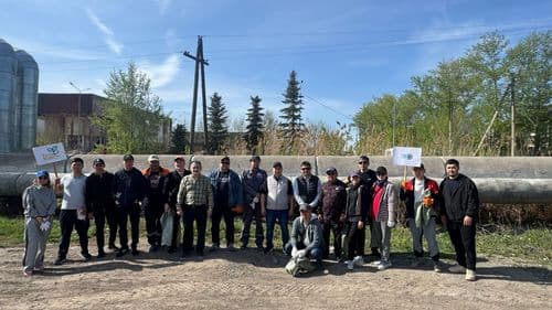 ☘️✅ Коллектив “Elorda Eco System” активно принял участие в общегородском субботнике
